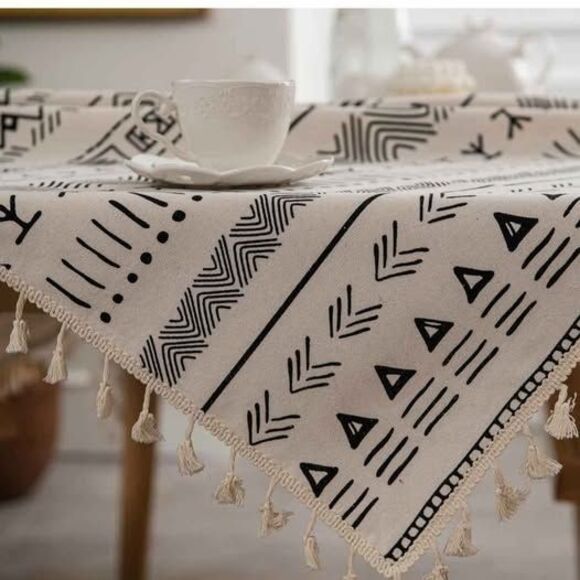 Waterproof Rectangle Tablecloth, 55" × 70" - Picture 4 of 7